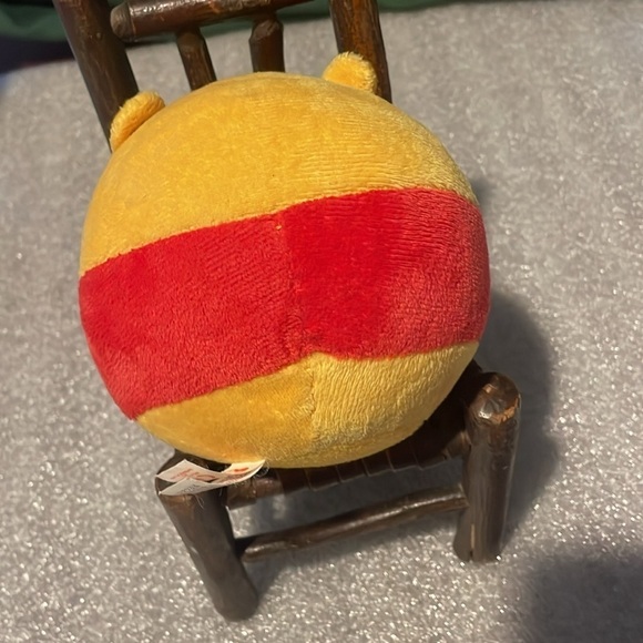 TY Beanie Ballz WINNIE THE POOH BEAR BALL Disney Pooh Plush Stuffed Toy - Picture 2 of 4